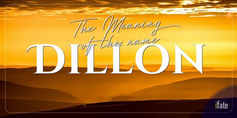 Is The Name Dillon In The Bible