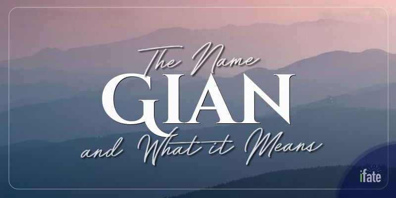 What Does The Name Gian Mean In Greek