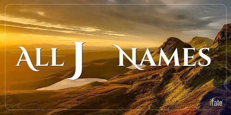 All Names Beginning With J