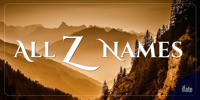 All Names Beginning With Z