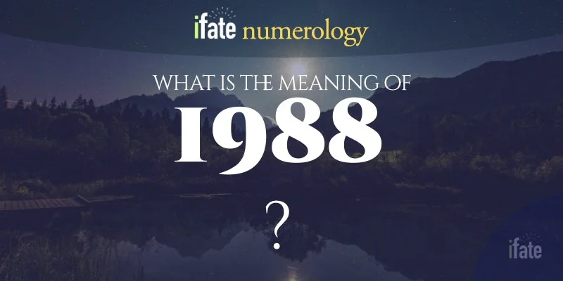 The Meaning of the Number 1988