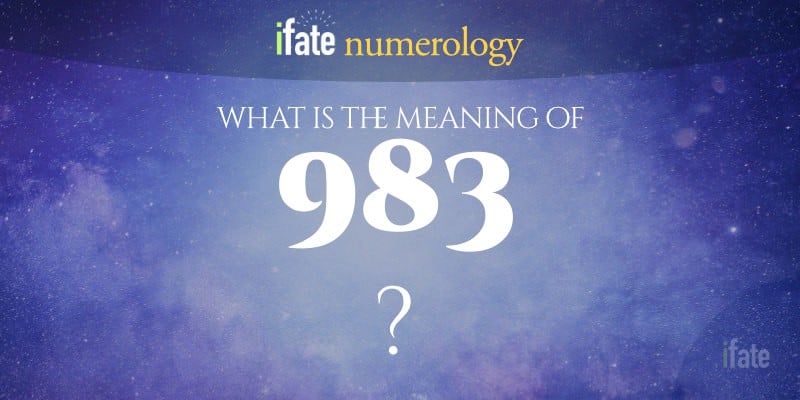 Number The Meaning of the Number 983