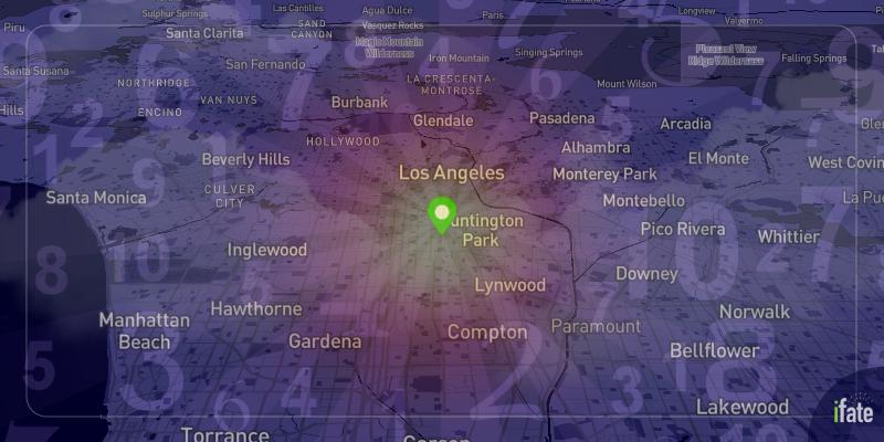 About Los Angeles, California and its numerology