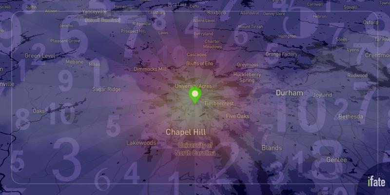 About Chapel Hill, North Carolina and its numerology