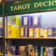 tarot decks on display