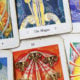 used tarot cards