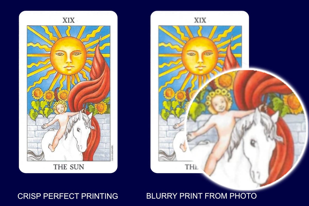 are your tarot cards fake?